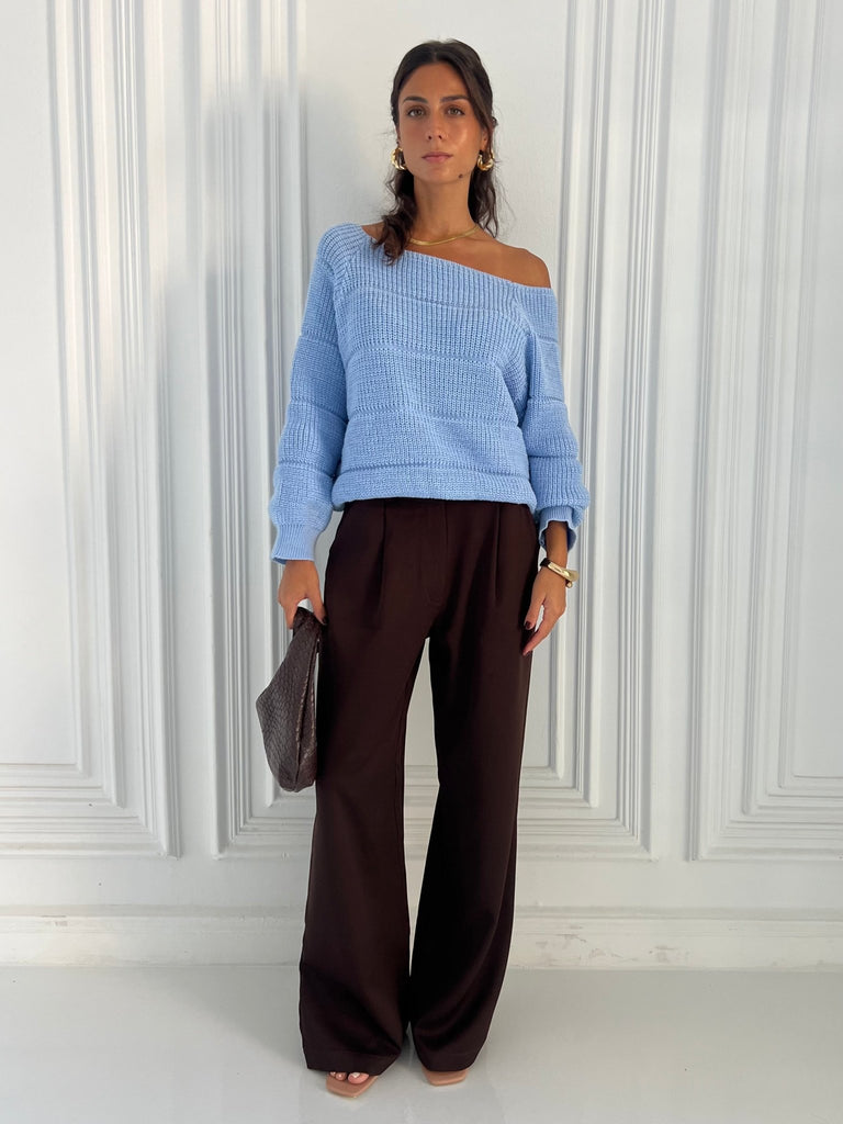 Baby Blue Pumped Pullover - Mii