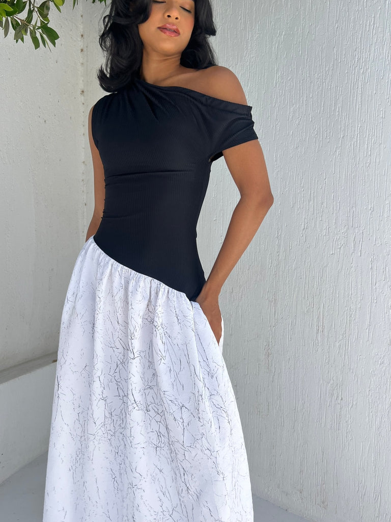 Black Wrap Ballerina Dress - Mii