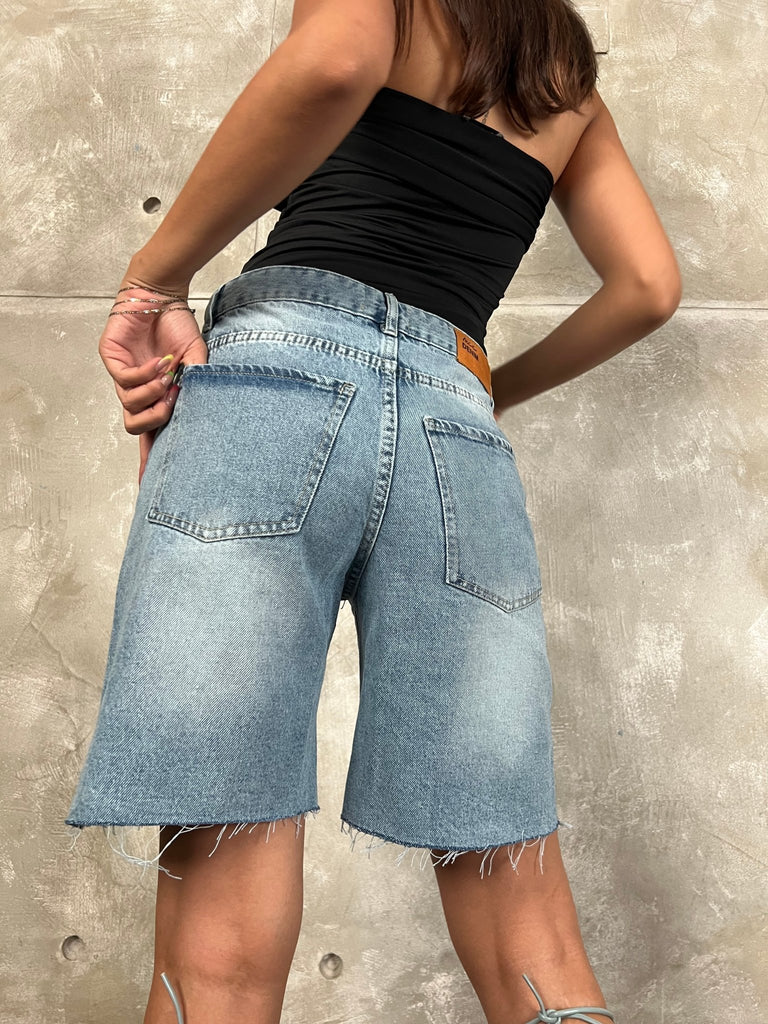Blue Denim Bermuda - Mii