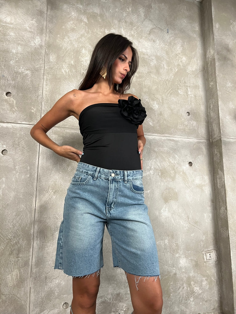 Blue Denim Bermuda - Mii