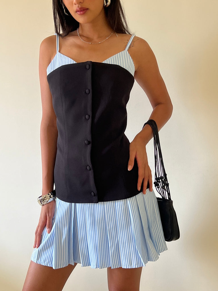 BlueXBlack Dress Tennis Vested Dress - Mii