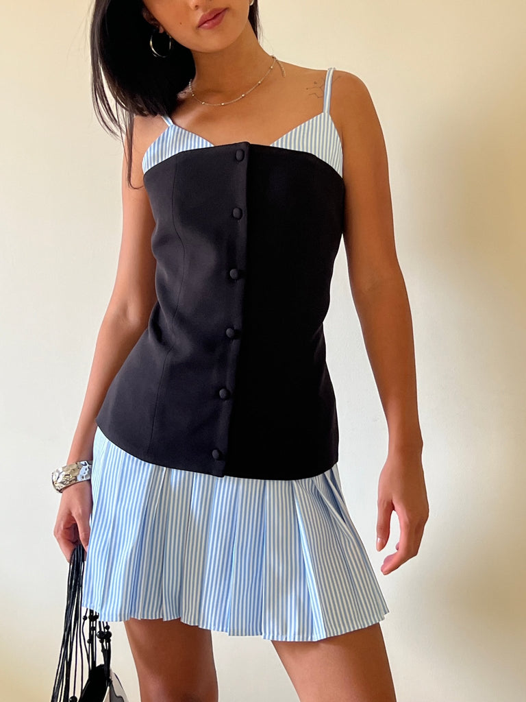 BlueXBlack Dress Tennis Vested Dress - Mii