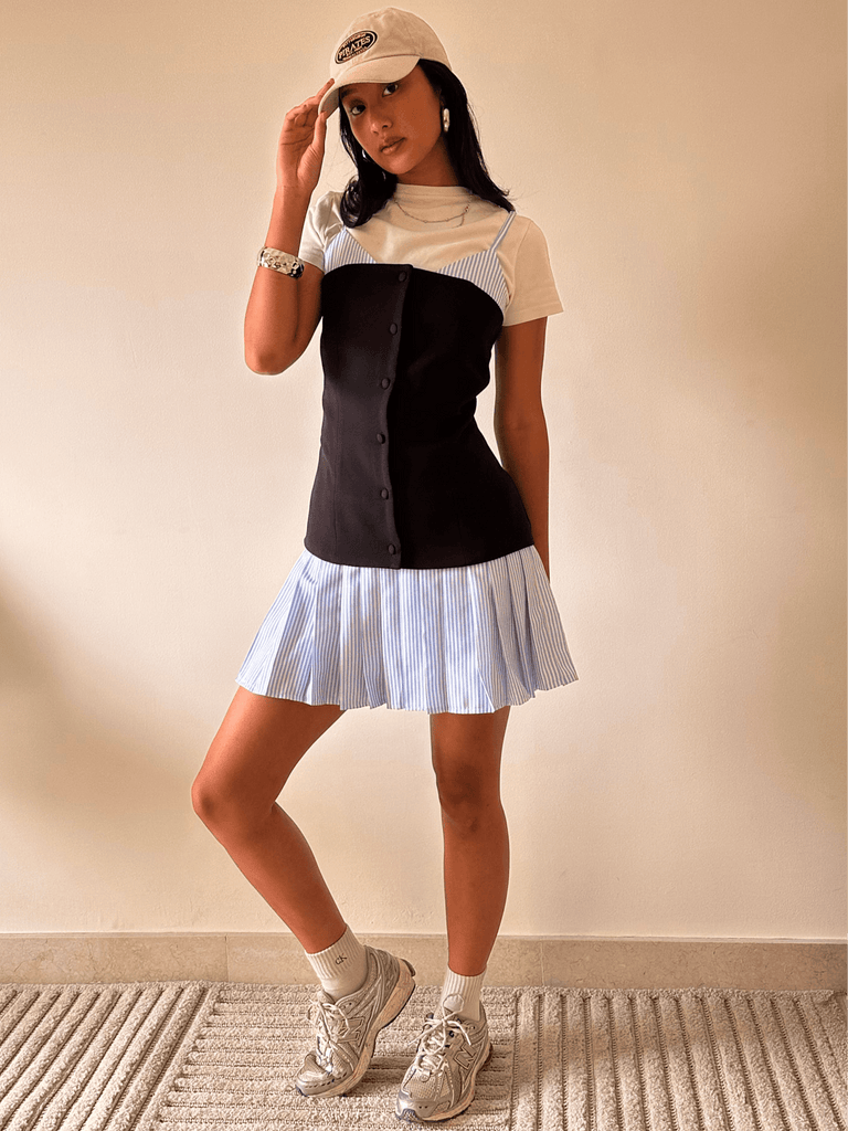 BlueXBlack Dress Tennis Vested Dress - Mii