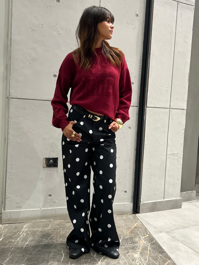 Burgundy “Be Kind” Pullover - Mii