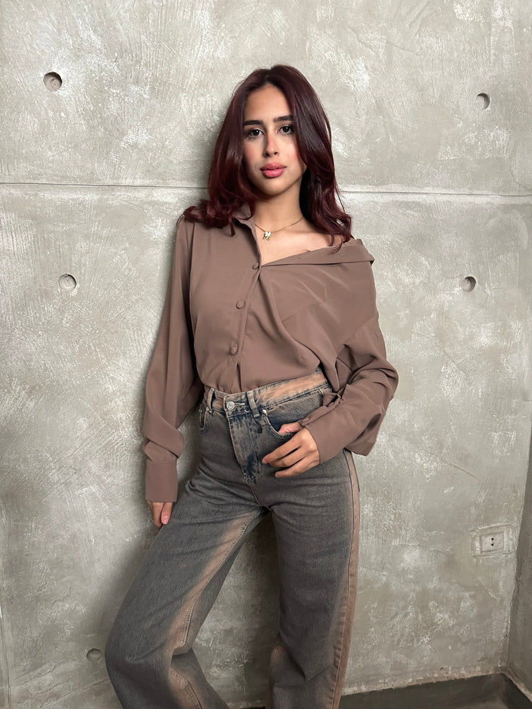 Cafe Long Sleeve Shirt - Mii