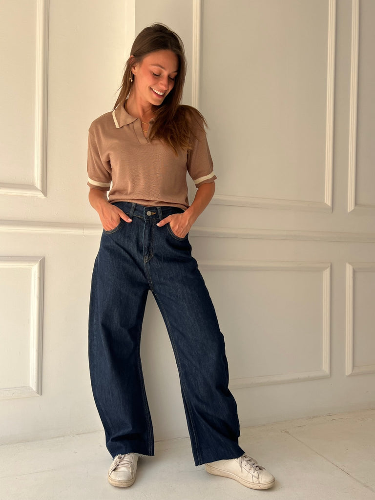 Dark Blue Balloon Denim - Mii