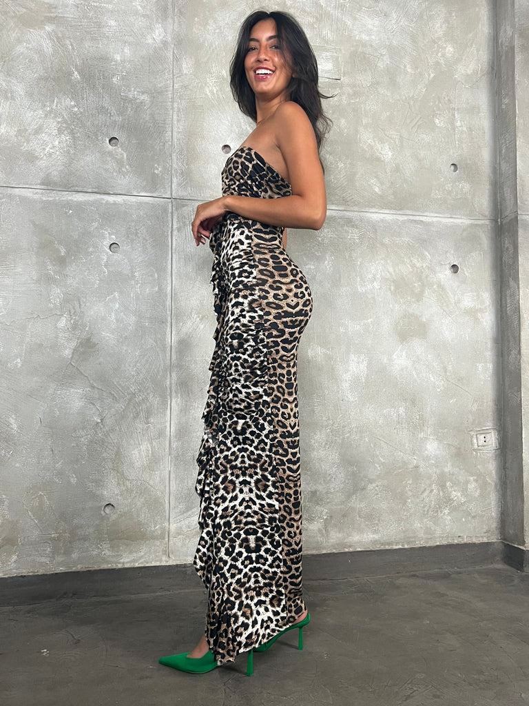 Leopard Print Dress - Mii