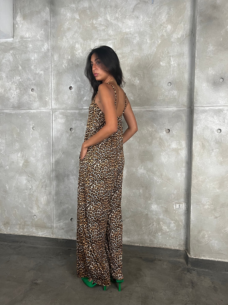 Leopard Print Jumpsuit - Mii