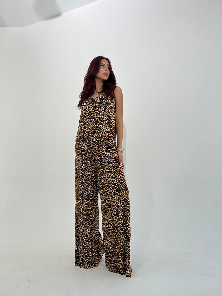 Leopard Print Jumpsuit - Mii