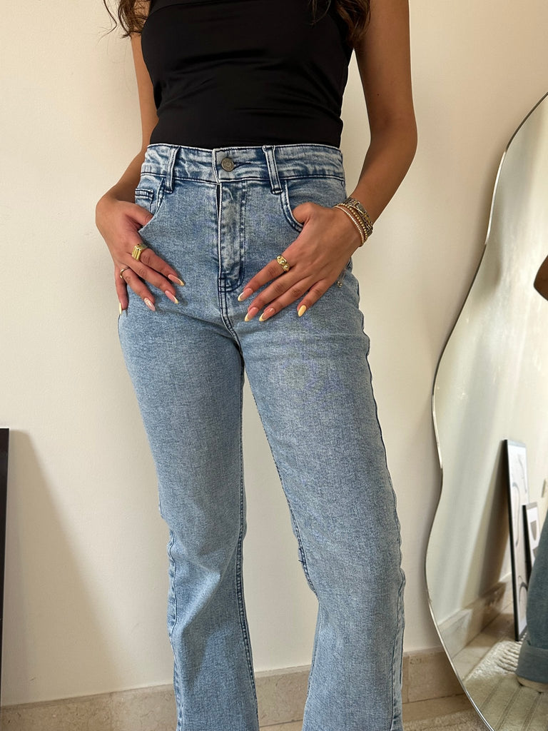 Light Blue Boot Cut Denim - Mii
