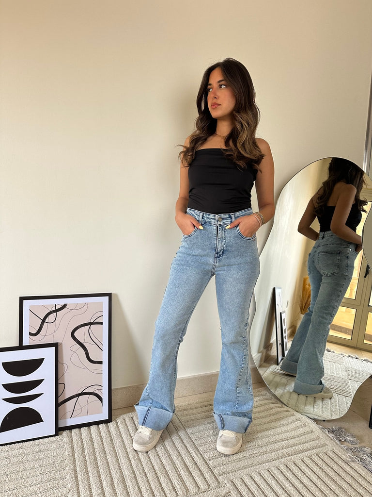 Light Blue Boot Cut Denim - Mii