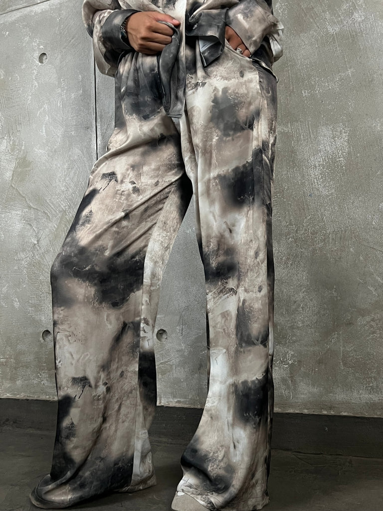 Multi Color Satin Pants - Mii