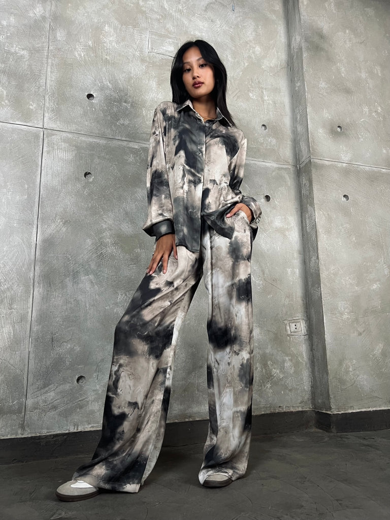 Multi Color Satin Shirt - Mii