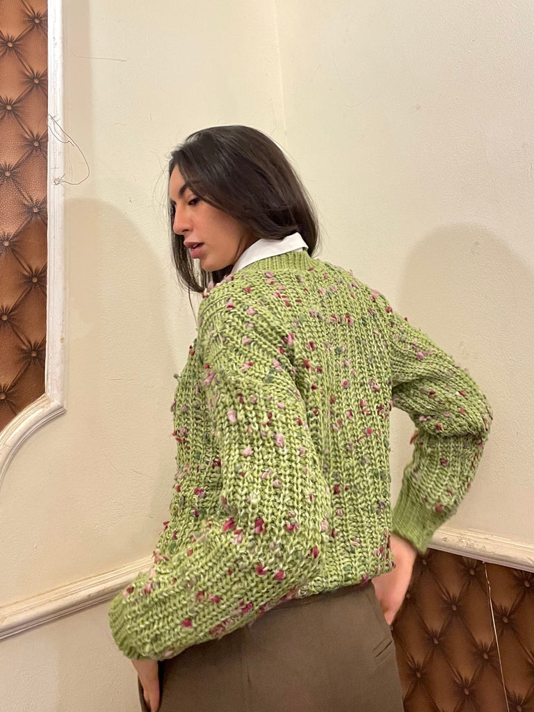 Olive Tweed Pullover - Mii