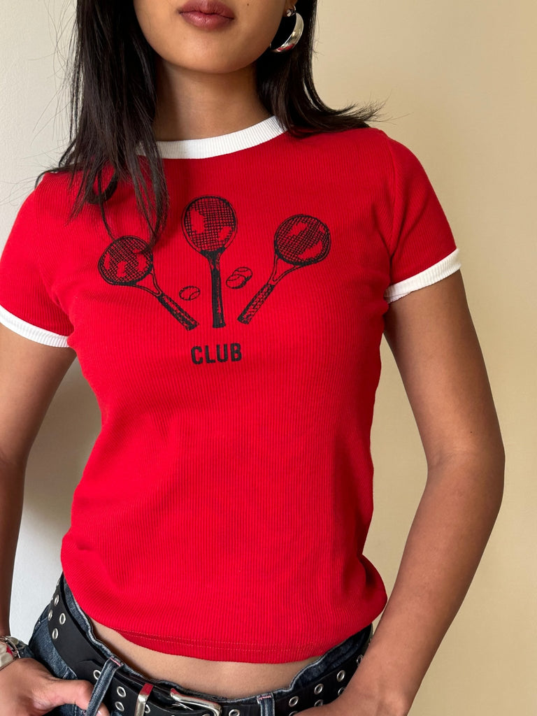 Red Tennis Club Shirt - Mii
