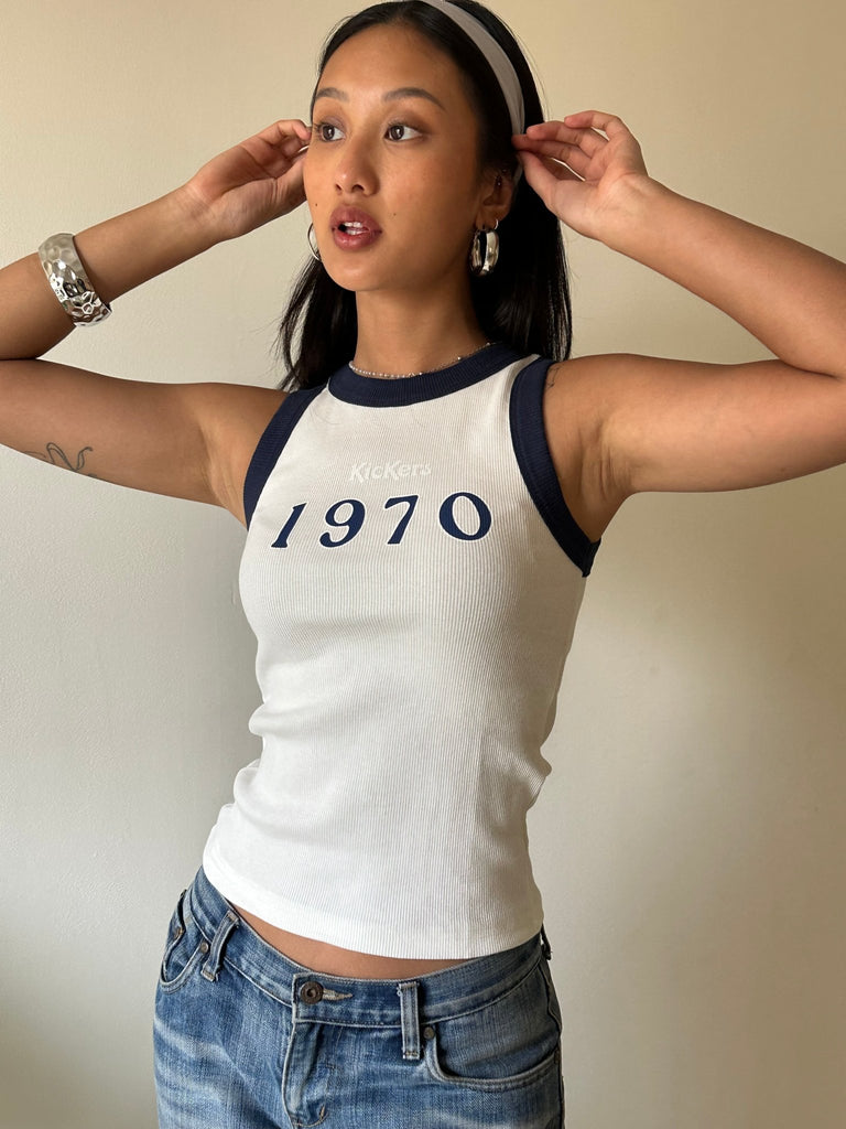 White 1970 Tank Top - Mii