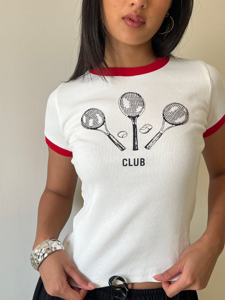 White Tennis Club Shirt - Mii