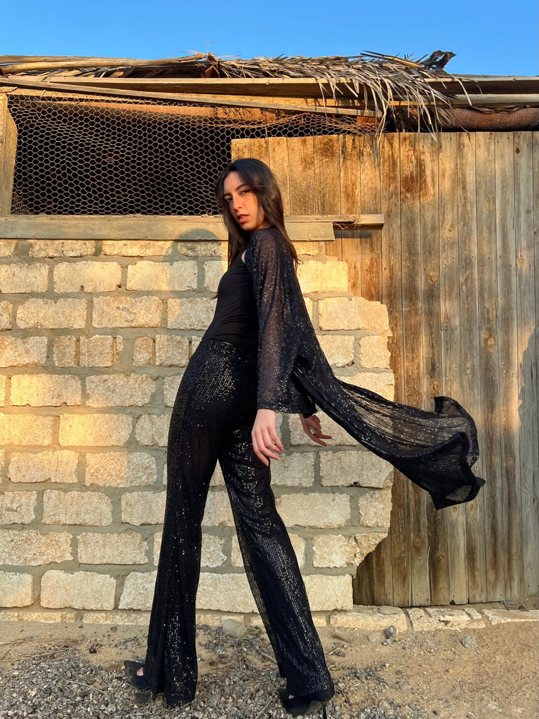 Black Glowy Pants - Mii