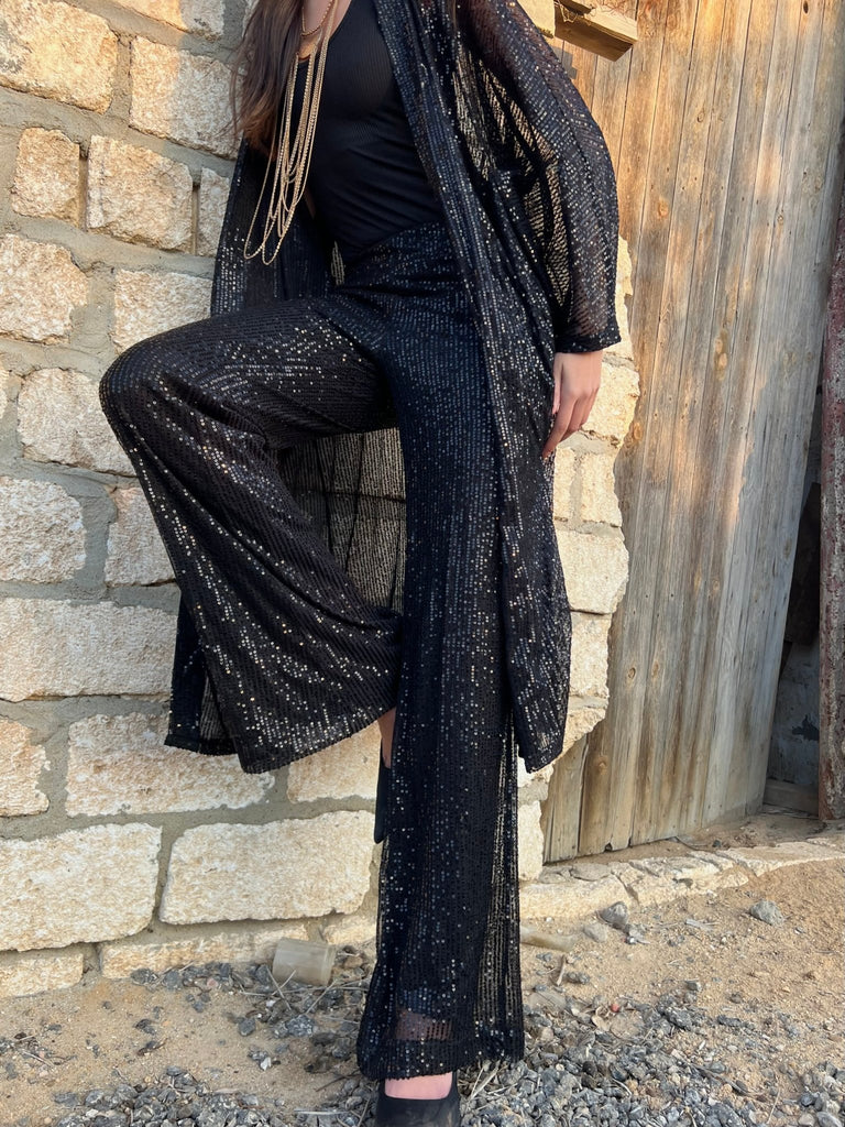 Black Glowy Pants - Mii