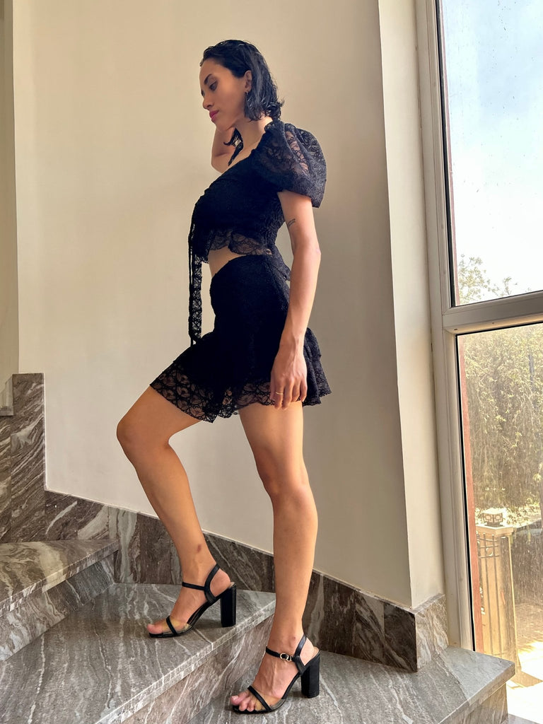 Black Lace Top - Mii